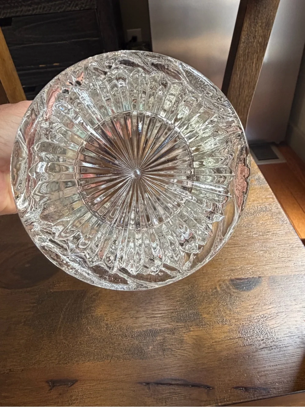 Vintage Princess House basket - **GLOWS**